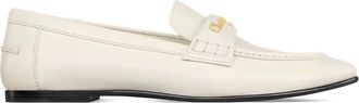 Dior Leren Loafers - Dames - Loafers - Wit - 37 EU - Leer - Schoenen