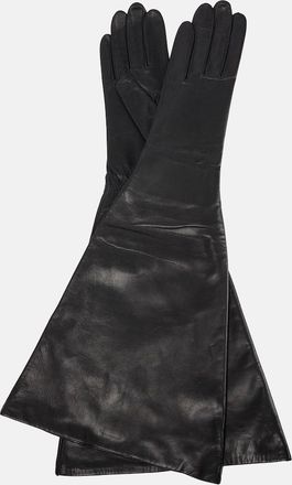 Alaia Flared leather gloves