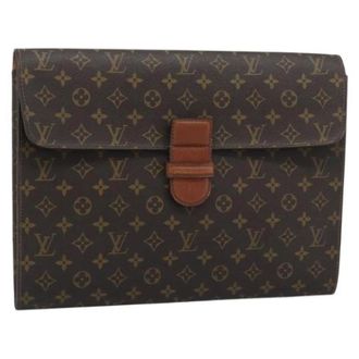 Louis Vuitton Pre-owned Monogram Canvas Briefcase - - Pre-owned - Donna - Marrone - ONE SIZE