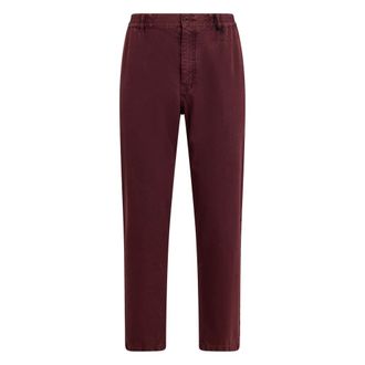 Moschino Broeken, Heren, Rood, M, Katoen, Rechte Chino Broeken