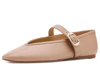 Marc Fisher Godea Womens Dress Flat Shoes Light Natural Leather : 8.5 M