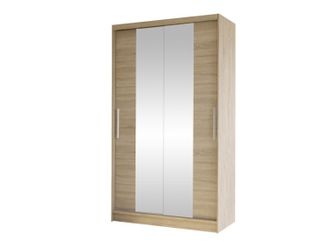 Mirjan24 Mobilier1 - Armario Closico 163, Roble Sonoma, 200x100x58cm, Puertas De Armario: Correderas, N&uacute;mero De Estantes: 0