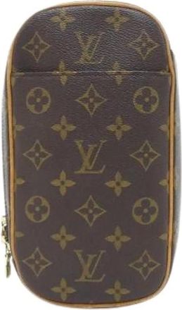 Louis Vuitton Pre-owned Cross Body Bags, male, Brown, Size: ONE SIZE Pre-owned Monogram Coated Canvas Shoulder Bag (M51870)