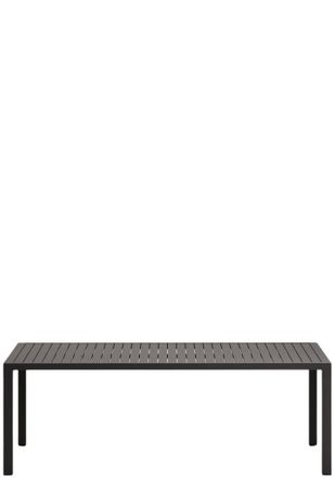 K Home Hochwertiger Gartentisch Culipo 220 x 100 cm - Anthrazit