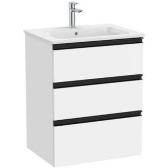 Roca Conjunto Mueble The Gap 600x460 2 Cajones Blanco Mate.-roca: Dise&ntilde;o, Innovaci&oacute;n Y Calidad