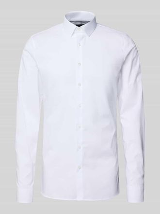 Olymp No. 6 Super Slim Fit Business-Hemd mit Kentkragen Modell URBAN KENT in Weiss, Größe 36L