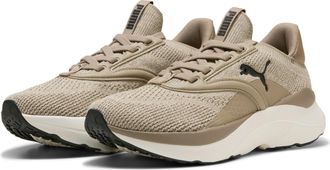 Puma Trainingsschuh PUMA SOFTRIDE MAYVE WNS, Damen, Gr. 38,5, ice coffee, alpine snow, Textil, Schuhe Trainingsschuh