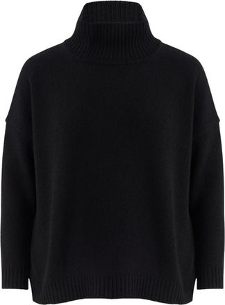 Max Mara Wkdborgia Turtleneck Trui - Dames - Coltruien - Zwart - S - Wol - Truien & Vesten