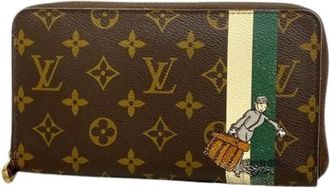 Louis Vuitton Pre-owned Wallets, male, Multicolor, Size: ONE SIZE Pre-owned Fabric Wallet