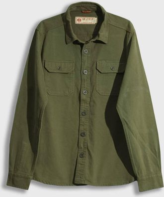 Iron And Resin Mens Journeyman Flex Shirt In Army