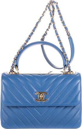 Chanel Borsa a spalla Trendy trapuntata - Blu