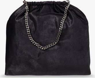 Stella McCartney Womens Shoulder Bag Falabella Black Vegan Leather