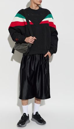 adidas Oversized Sweatshirt, Mens, Black