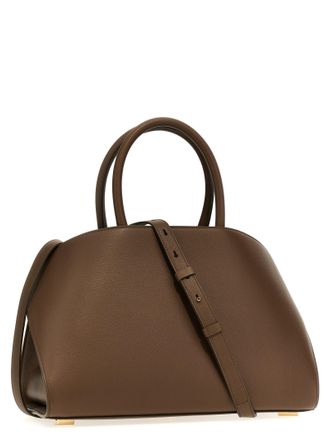 Ferragamo Calfskin Leather Top Handle Bag - Brown