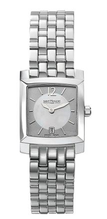 Saint Honoré Womens Orsay Mother Of Pearl Watch - Silver Stainless Steel - One Size