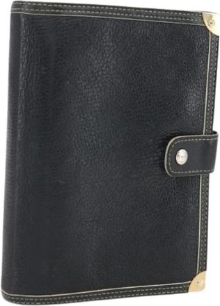 Louis Vuitton Pre-owned Accessories, female, Black, Size: ONE SIZE Pre-owned Leather Home-Office