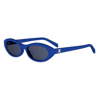 Celine Celine - Triomphe Mini Zonnebril - unisex - Accessoires - Blauw - Maat: 54 MM