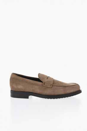 Tod's Suede Penny Loafers Tods