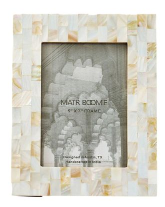 Matr Boomie Matr Boomie Chitra 5X7 Mother-Of-Pearl Picture Frame