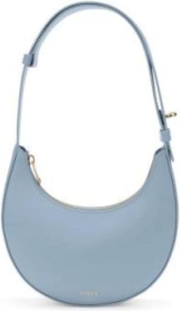 Furla Shoulder Bags, female, Blue, Size: ONE SIZE Delizia Mini