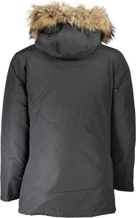 Woolrich Gray Cotton Mens Jacket Clothing