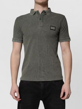 Dolce & Gabbana cotton relaxed-fit short-sleeve polo shirt