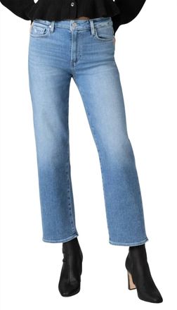 Paige Mason Ankle Straight Leg Jeans In Big Ben