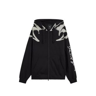 Yohji Yamamoto Yaksha Graphic Zip-up Hoodie