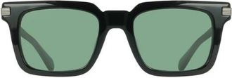 Ferragamo 53mm Rectangle Sunglasses in Black at Nordstrom
