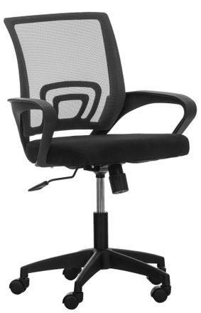 Clp Silla De Oficina Auburn Con Funda De Malla Negro
