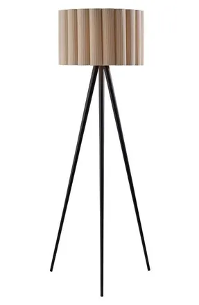Adesso Caldwell Floor Lamp in Black at Nordstrom