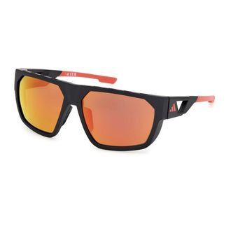 adidas Gespiegelde Mat Zwart Zonnebril - unisex - Zonnebrillen - Zwart - 61 MM - Accessoires