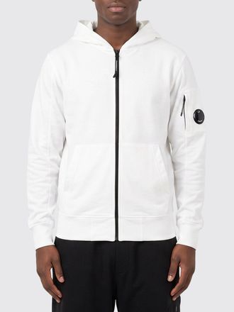 C.P. Company C. P. COMPANY Felpa con cappuccio in fleece di cotone leggero
