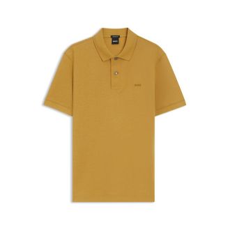 BOSS Pallas polo shirt in cotton piqu&eacute; with embroidered logo