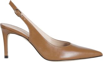 Stuart Weitzman Power Slingback 75 - Dames - Pumps - Bruin - 37 EU - Leer - Schoenen