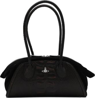 Vivienne Westwood Dark Brown Shirley Shoulder Bag