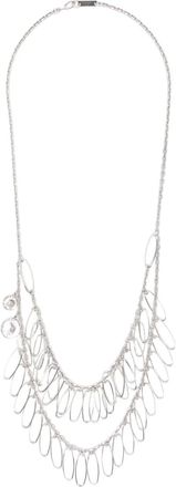 Isabel Marant layered pendant necklace - women - Brass/Tin - One Size - Silver