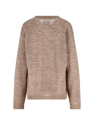 MYTHINKS Womens Sweaters Beige Alpaca