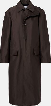 Bottega Veneta Trench Intrecciato con pelle