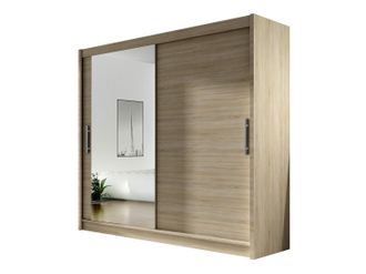 Mirjan24 Mobilier1 - Armario Closico 107, Roble Sonoma, 215x180x58cm, Puertas De Armario: Correderas, N&uacute;mero De Estantes: 0