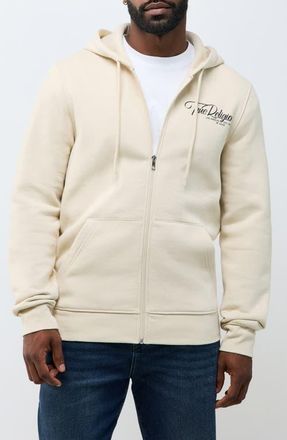 Von Dutch Booty Crystal Logo French Terry Shorts in Gardenia Strobe Dye at Nordstrom, Size X-Large