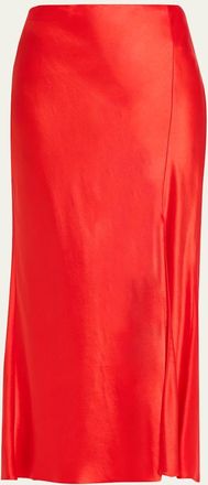 Jason Wu Satin Twill Bias Midi Skirt