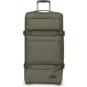 Eastpak Transitr Plus M Monotone Luggage in Khaki at Nordstrom