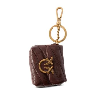 Pinko Bag Accessories, female, Brown, Size: ONE SIZE Love Puff AirPods Case