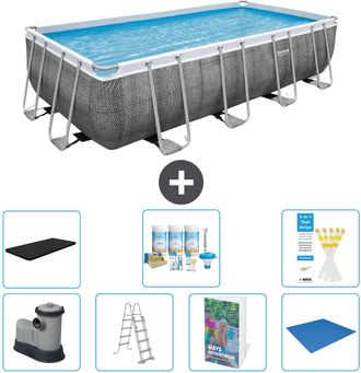 Bestway Piscina Bestway Power Steel Rectangular - 549x274x122 Cm - 8-piezas S599