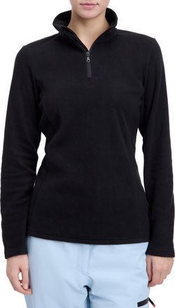 McKinley Fleeceshirt MCKINLEY Langarmshirt Amarillo HZ FL W, Damen, Gr. 40, schwarz night, Obermaterial: 100% Polyester, Shirts Fleeceshirt