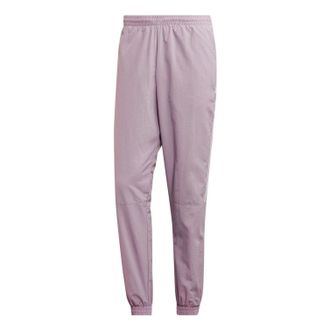 adidas Mens adidas originals Solid Color Stripe Logo Straight Bundle Feet Sports Pants/Trousers/Joggers Pink ED6099