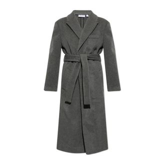 Off-white Abrigo de cachemira - Coats - Mujer - Gris - XS
