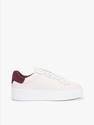Tommy Hilfiger Zapatillas de piel con plataforma