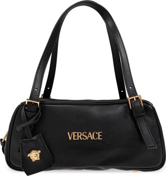 Versace Schoudertas Tag Bowling - Dames - Schoudertassen - Zwart - ONE Size - Tassen